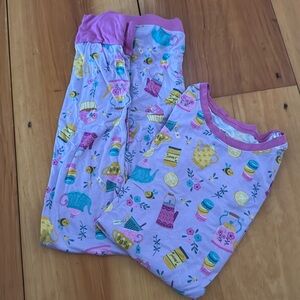 Little sleepies tea party pjs 12/14